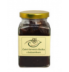 Čatní červená cibulka s balsamikem velké