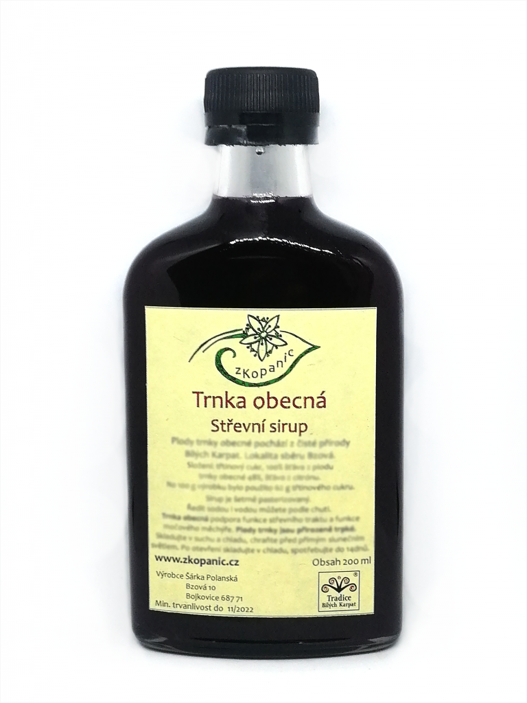 Trnka obecná střevní sirup