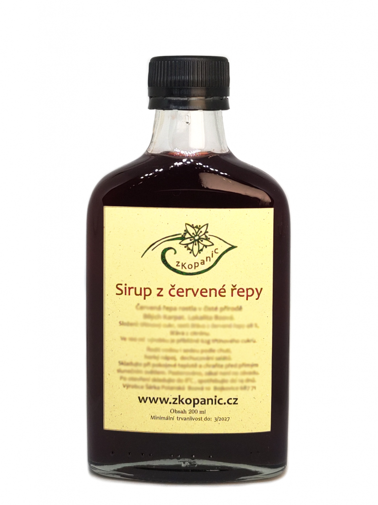 Sirup z červené řepy